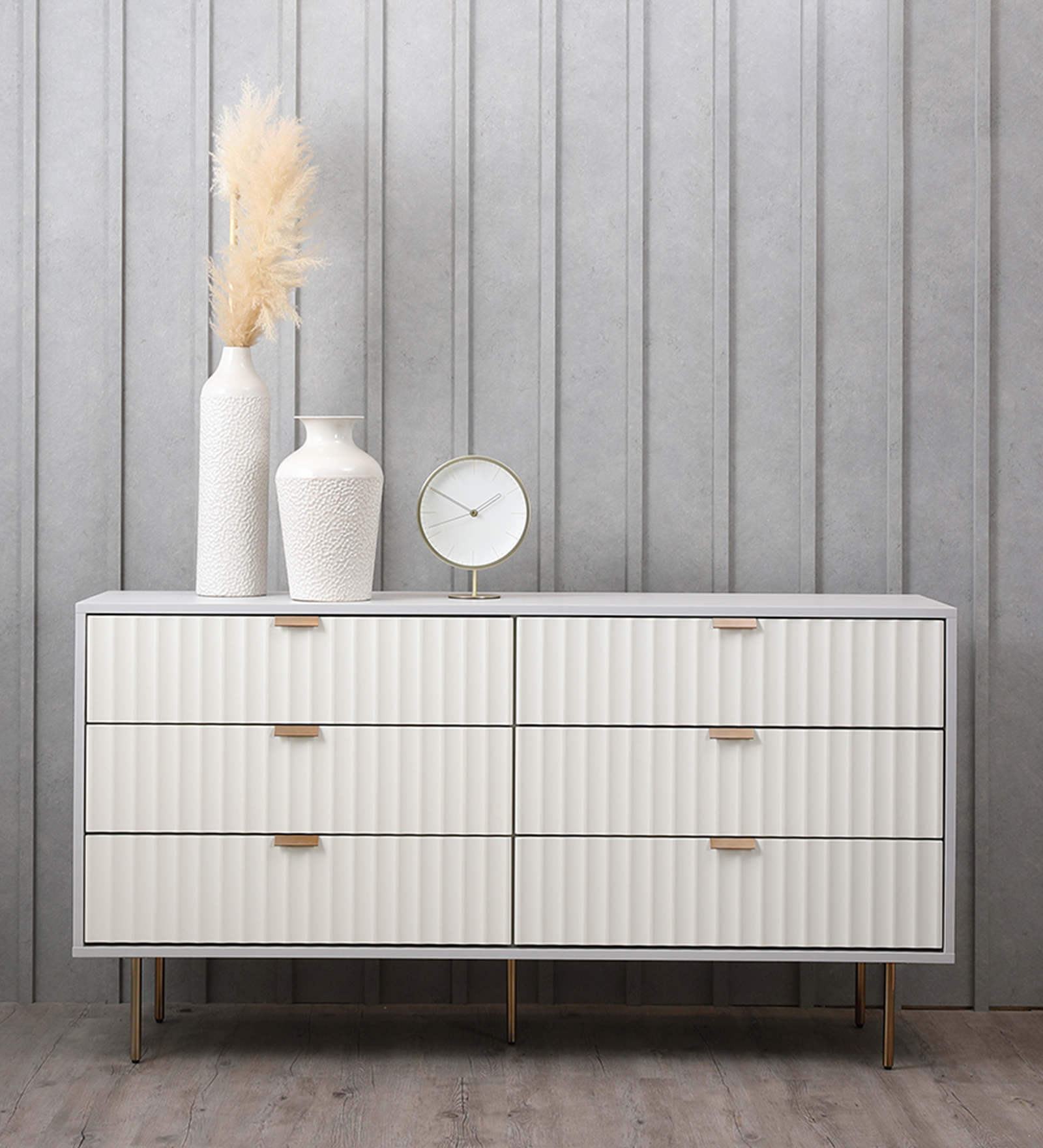 Coco Chest Of Drawers In Light Grey Colour
