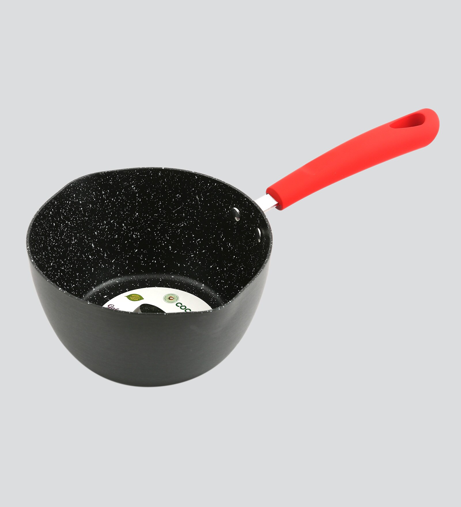 Woodland 1.5 Ltrs Black Stainless Steel Sauce Pan