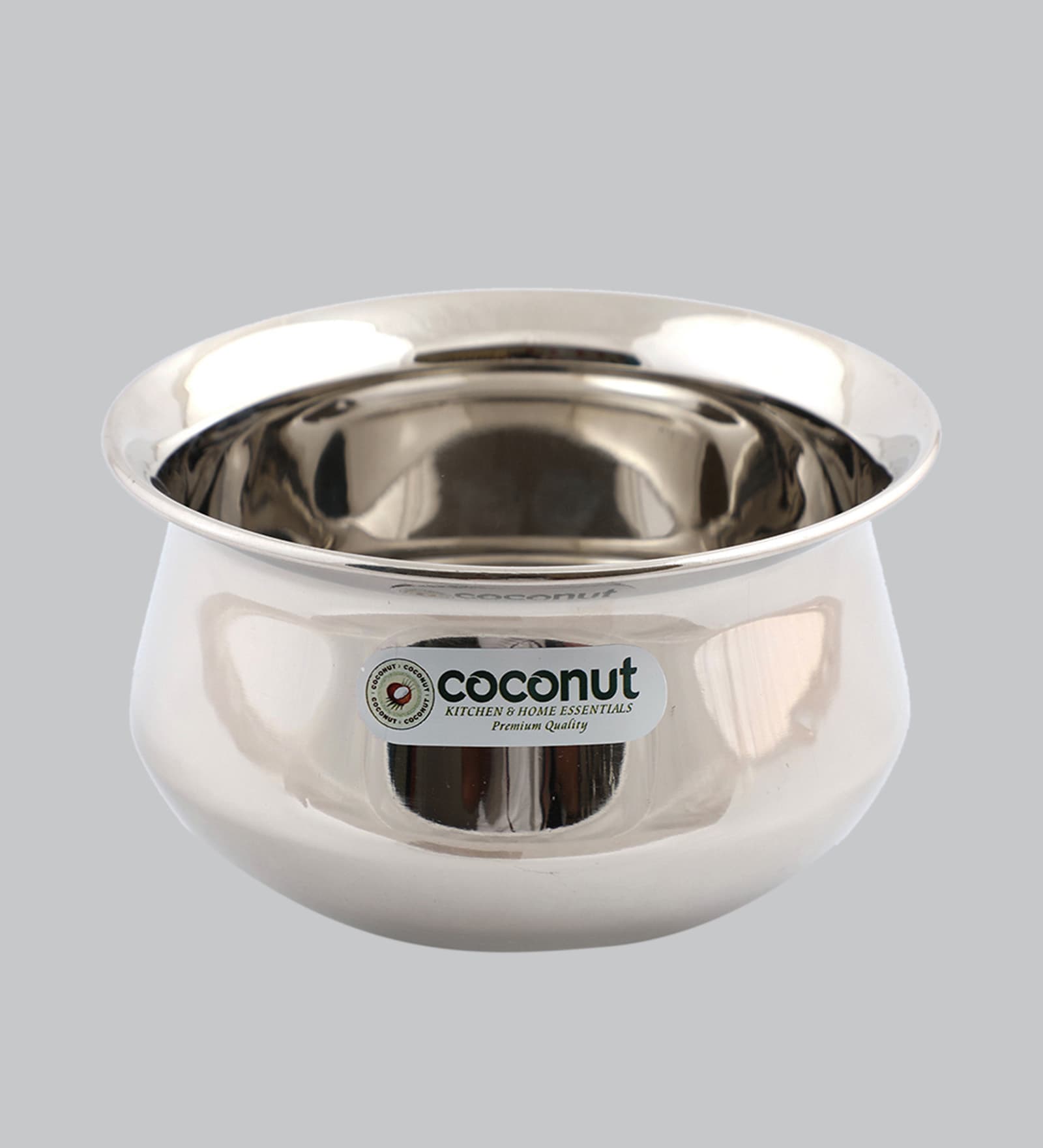 Festival 700ml Induction Friendly Silver Stainless Steel Cooking Pot