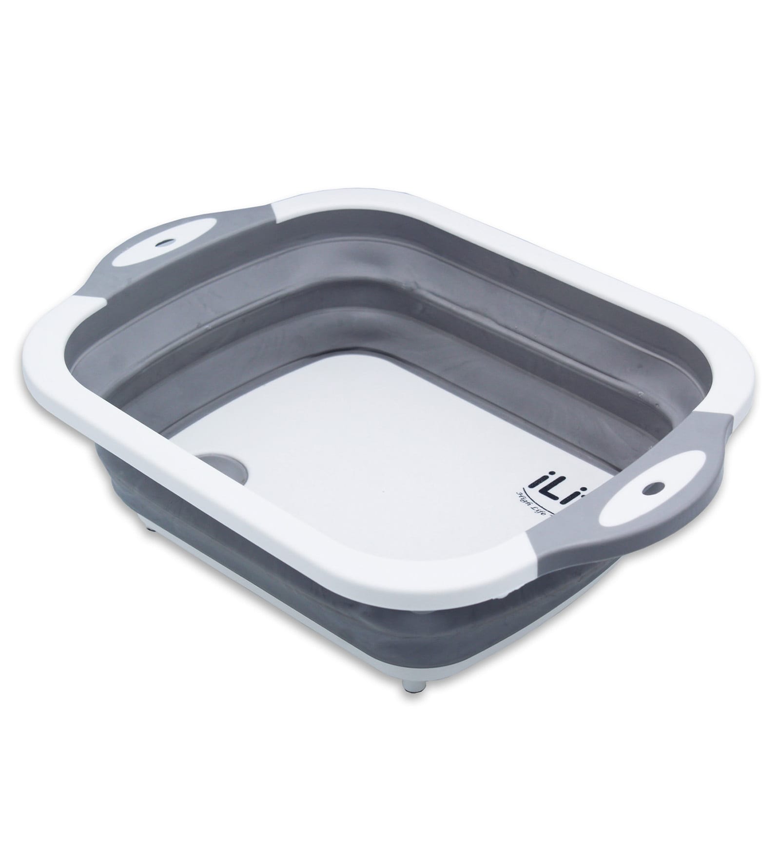 Collapsible Grey & White Plastic Chopping Board