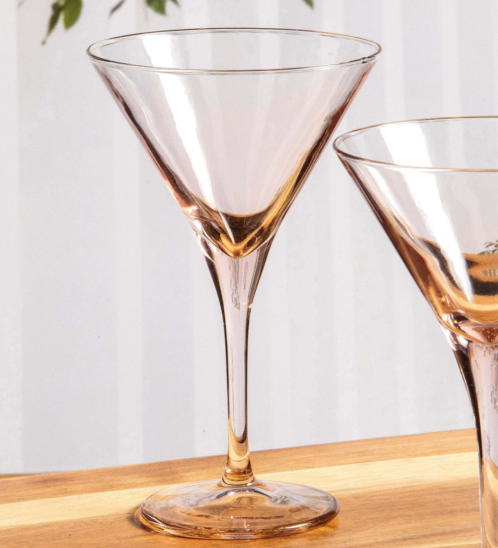 Color Glass V-Line Stem Tumbler (Set of 6pcs)