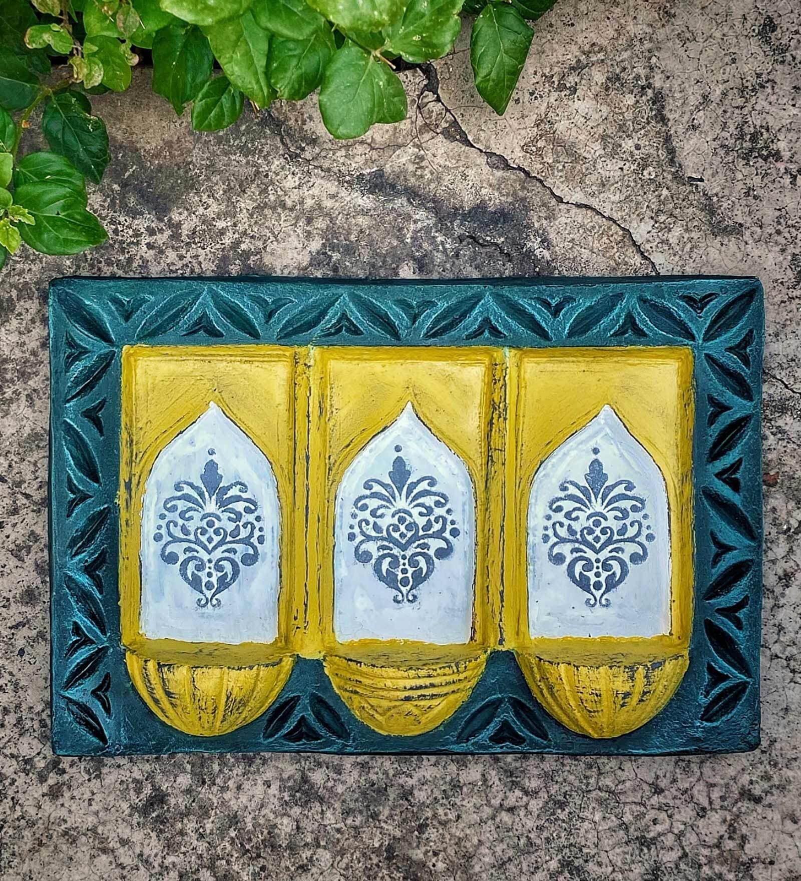 Green And Yellow Aesthetic Rajasthani Jharokha