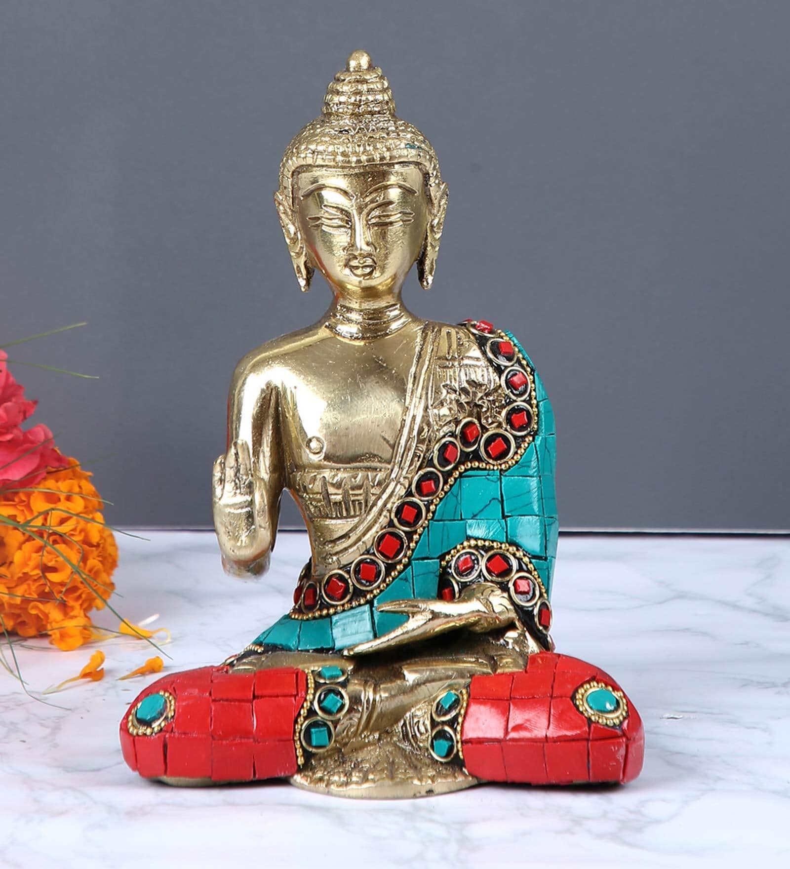 Colorful Buddha Statue