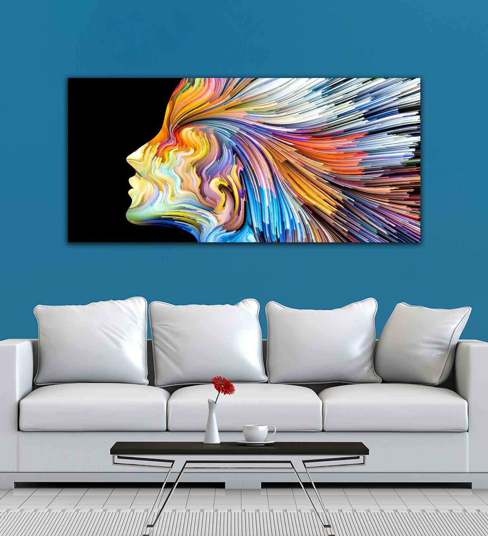 Colors Of Imagination And Graphic Design Abstract Wall Painting