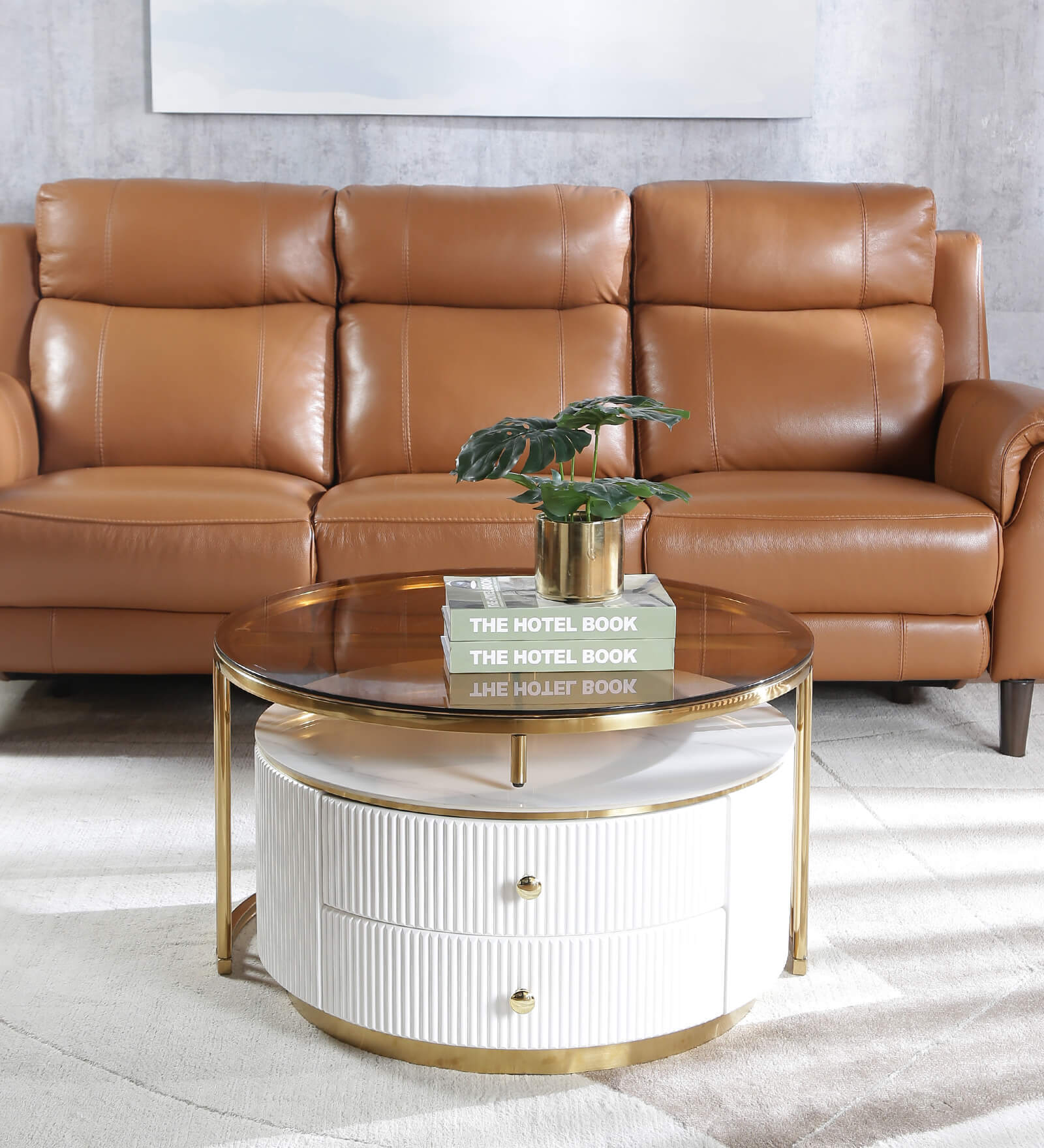 Buy Colton Glass top Coffee Table at 25 OFF by homestolife Pepperfry