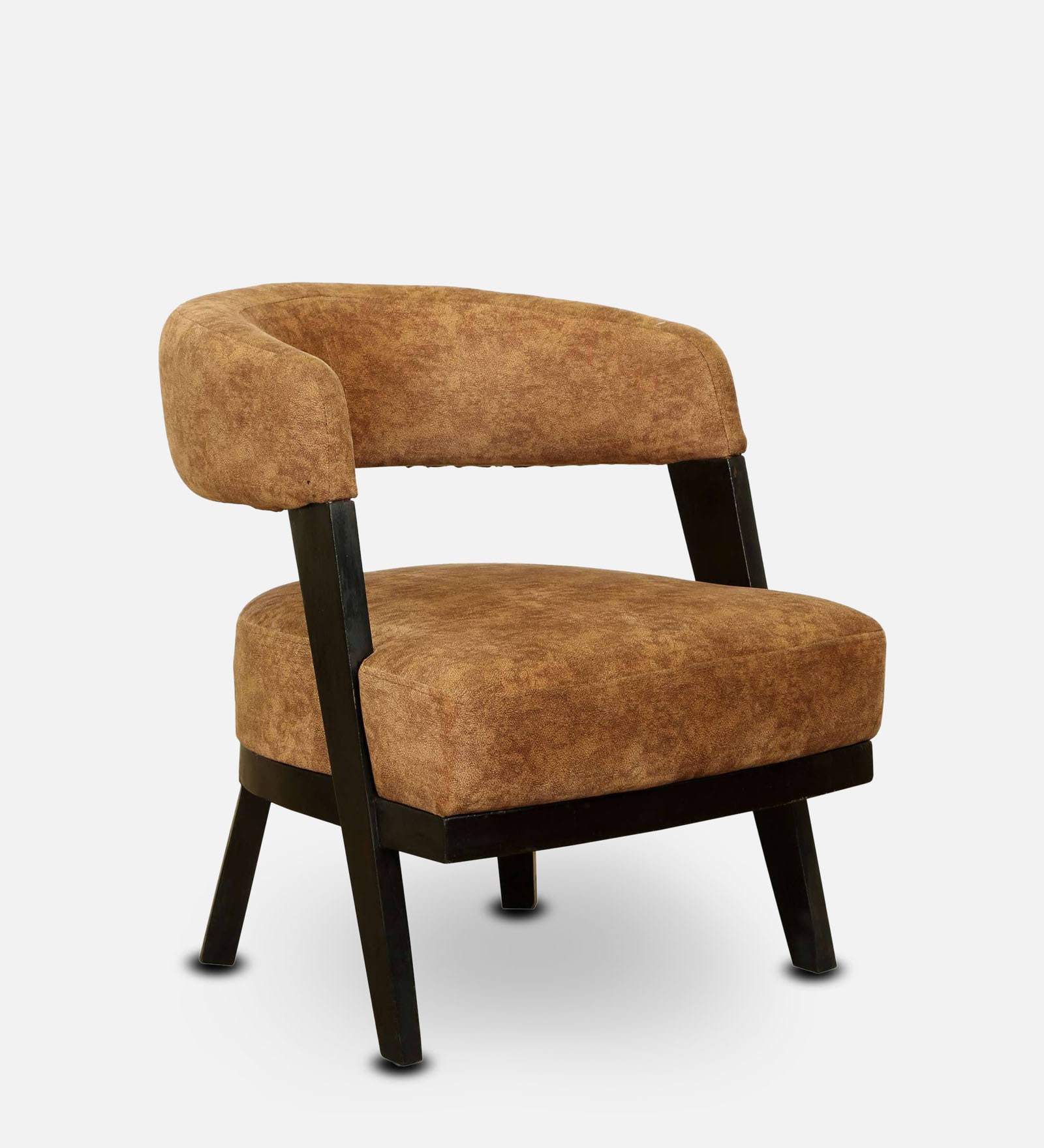 Comfy Barrel Chair in Brown Colour