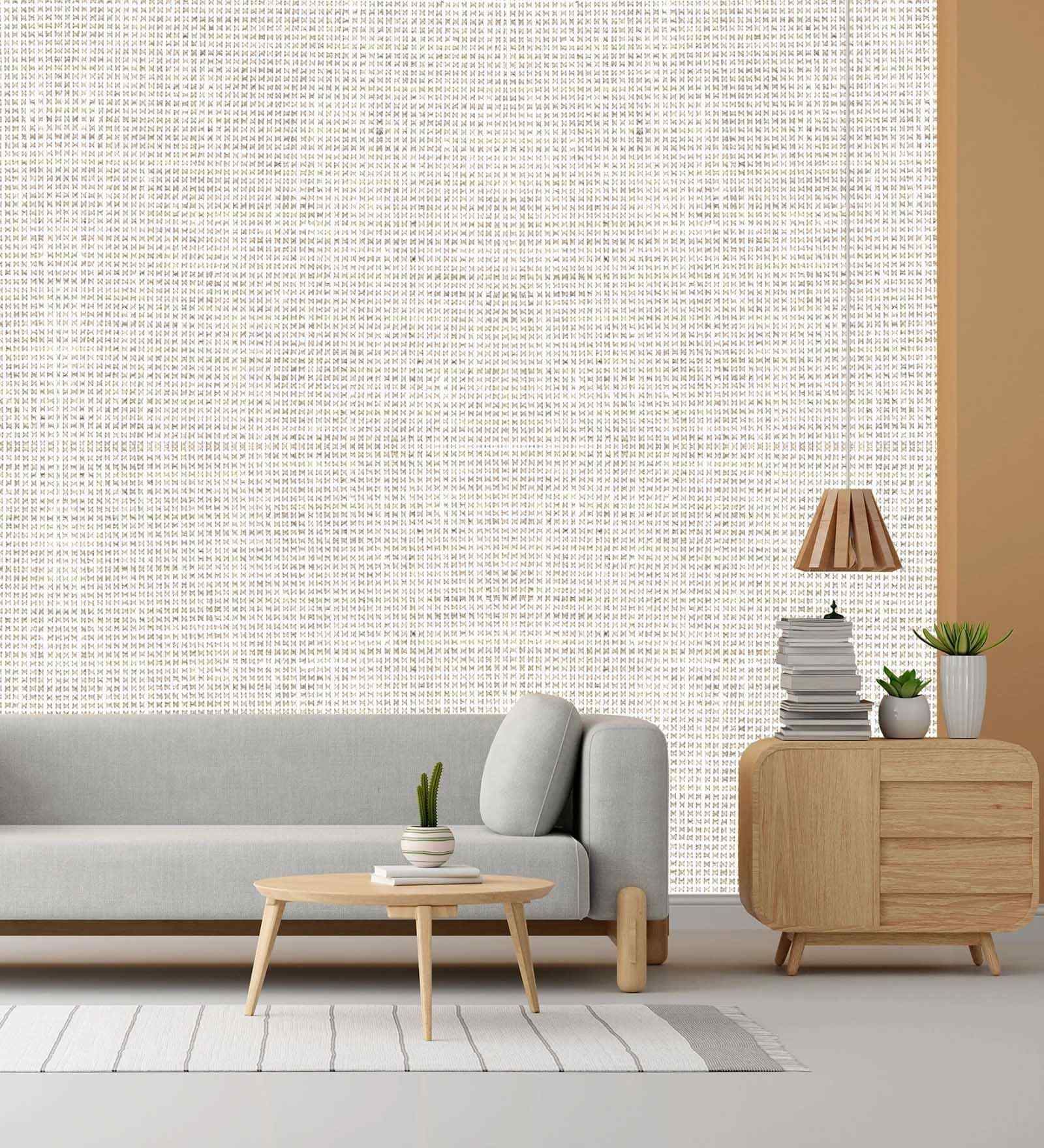Commercial White Design Subtle Elegance Modern Style Wallpaper