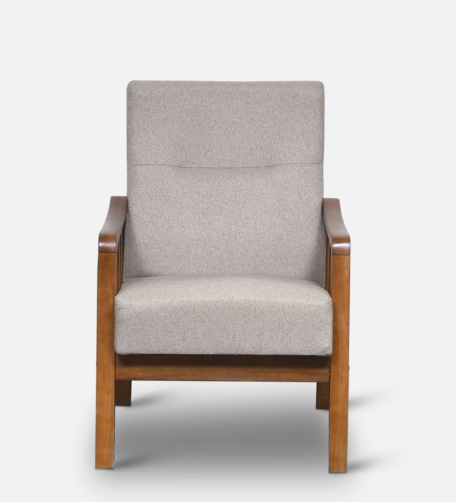 Conolly Fabric 1 Seater Sofa In Dark Beige Colour