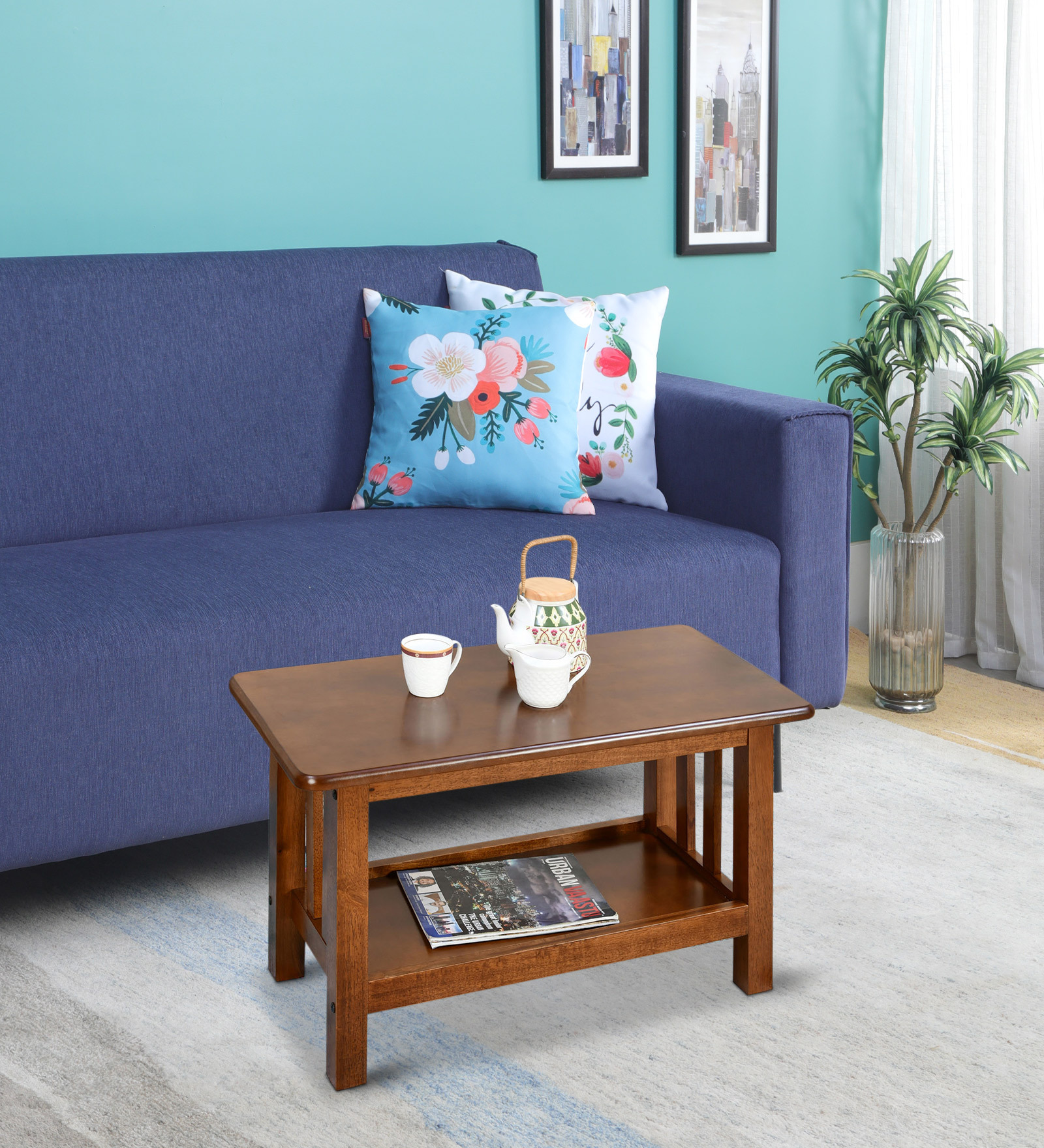 Conolly Coffee Table in Brown Finish