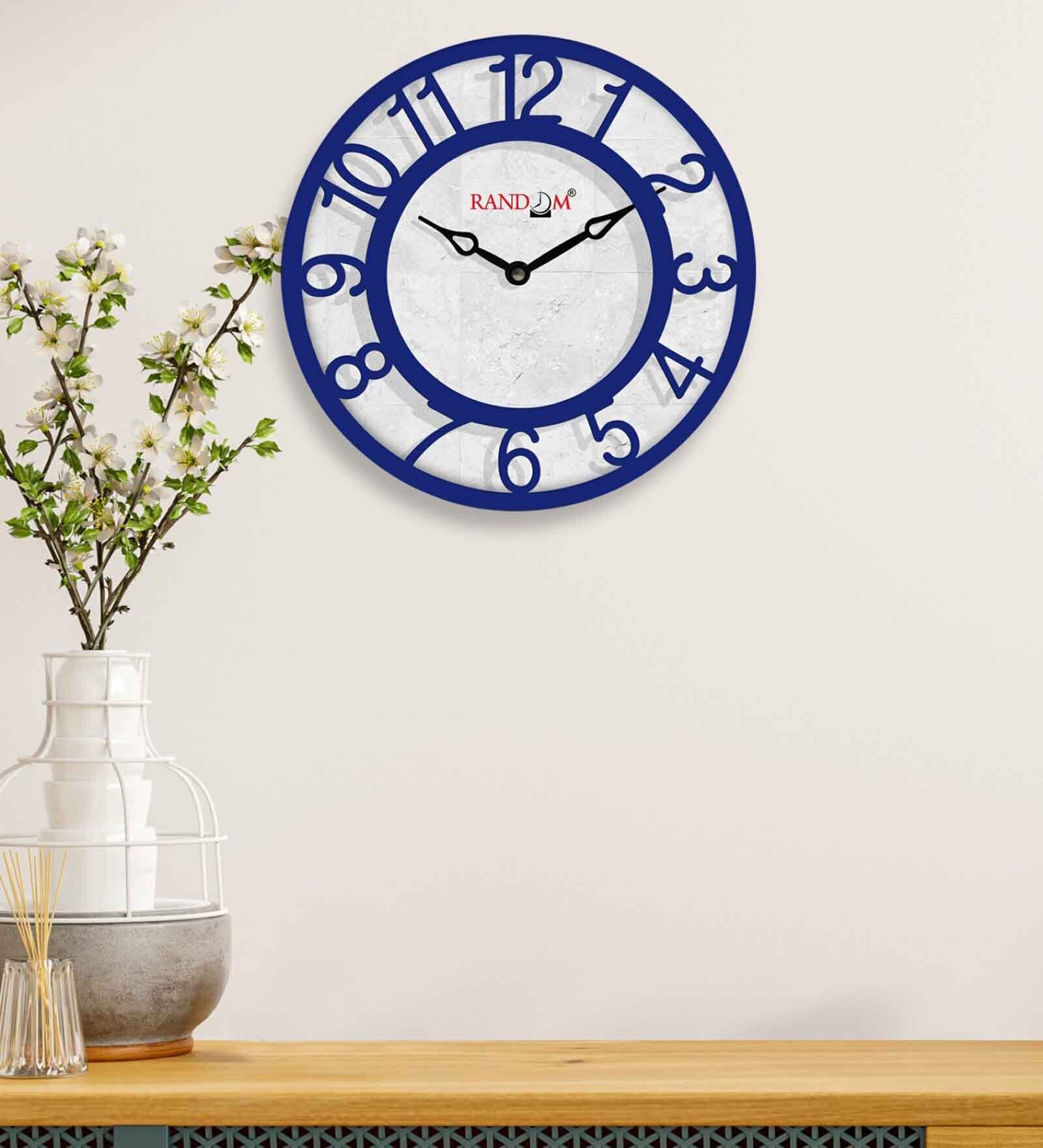 Buy Contemporary 8 Inches Plastic Wall Clock at 21% OFF by Random ...