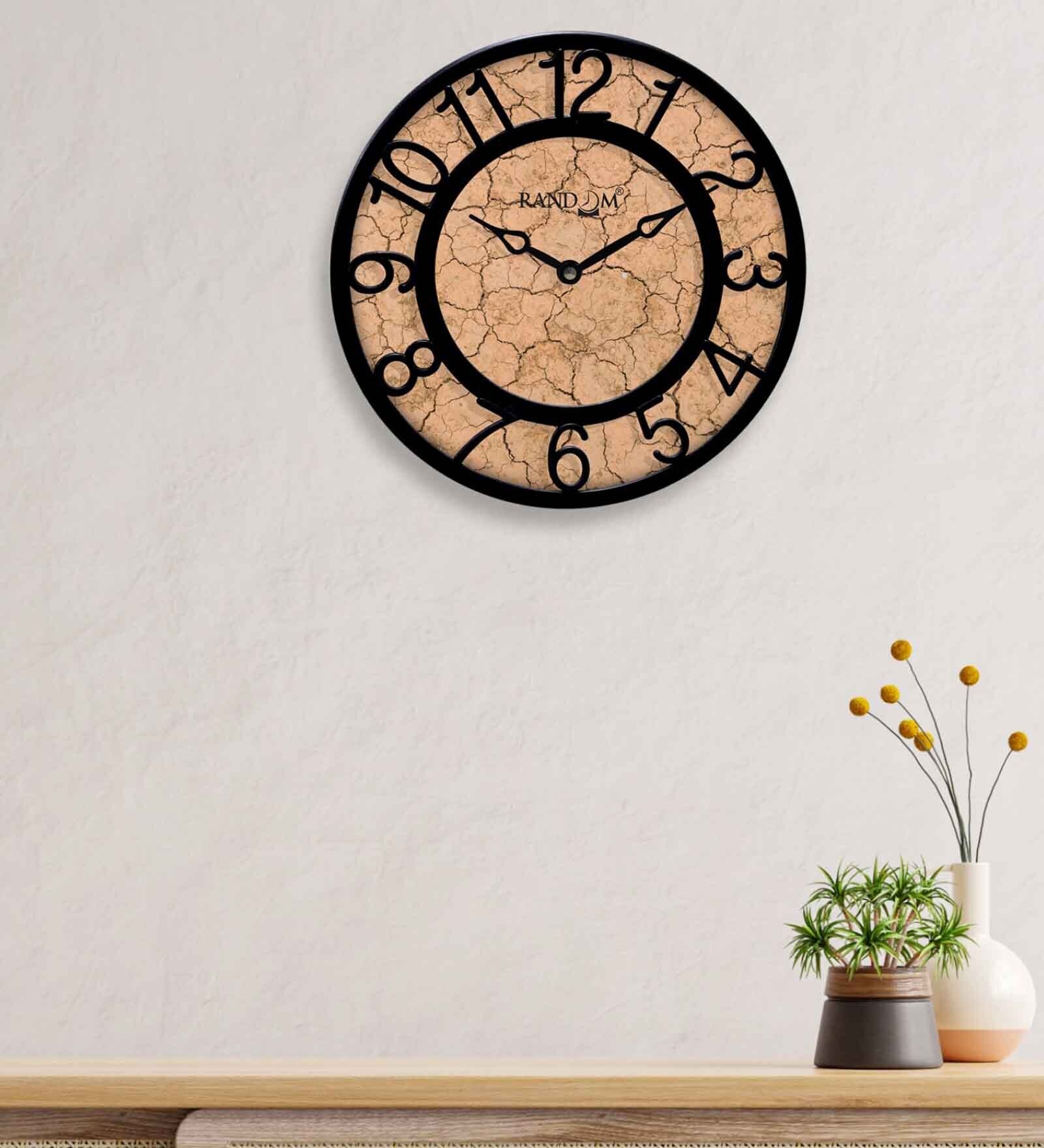 Contemporary 8 Inches Plastic Wall Clock