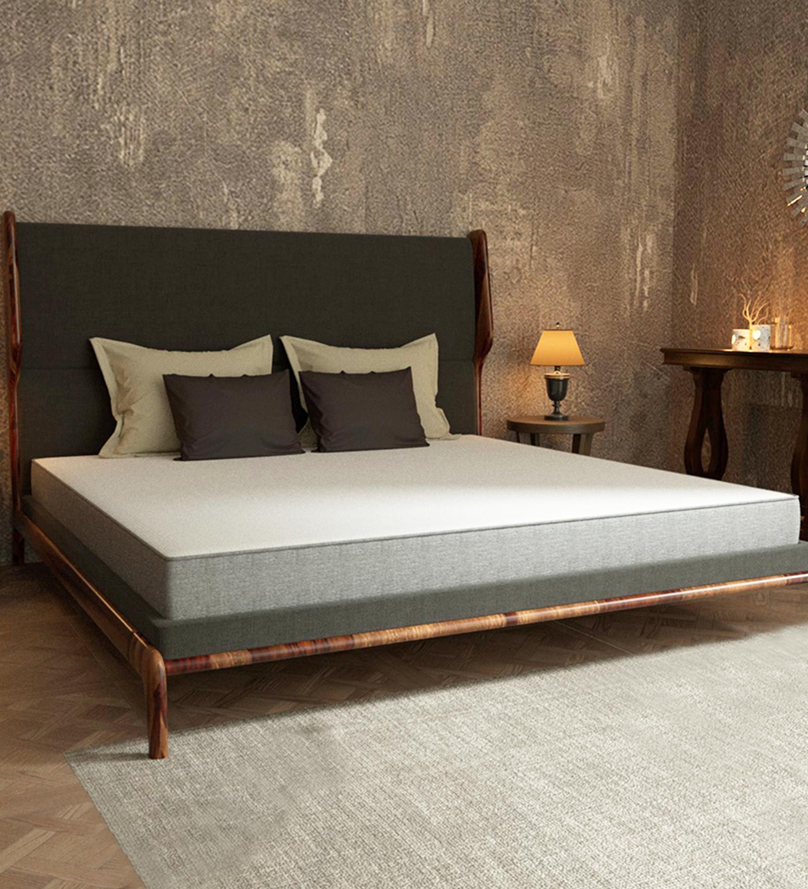 Cool Premium Queen Bed In a Box HR and Gel Memory Foam Mattress 78x66x6 Inches
