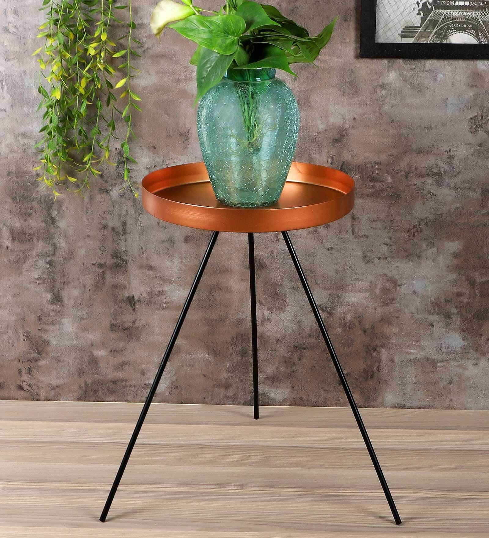 Copper & Black Detachable Table