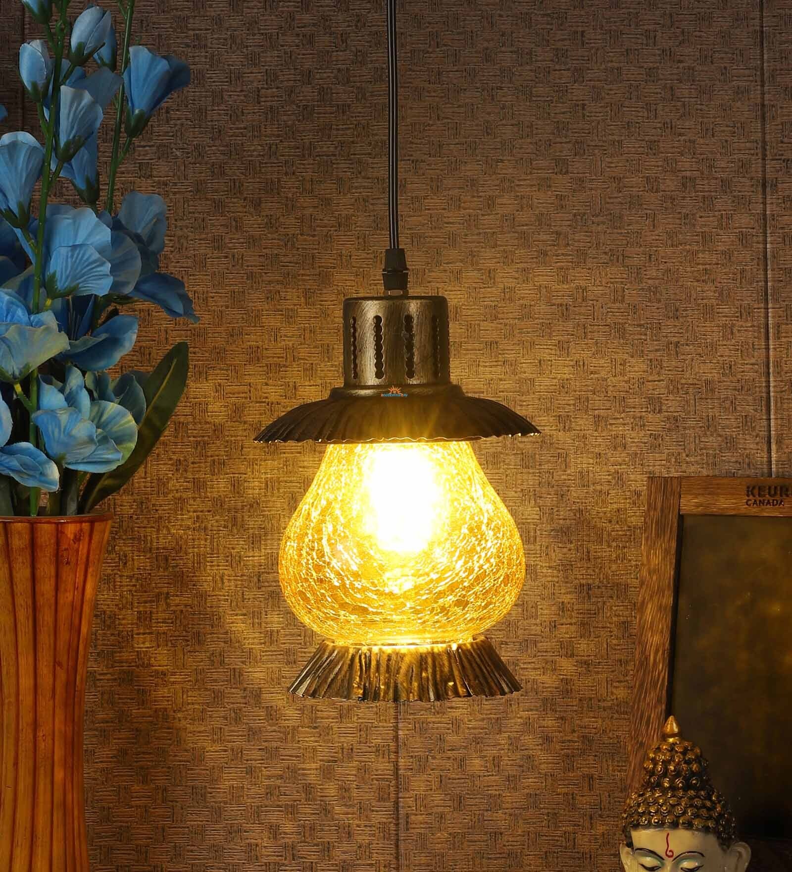 Jaxon Antique Copper Iron Hanging Light