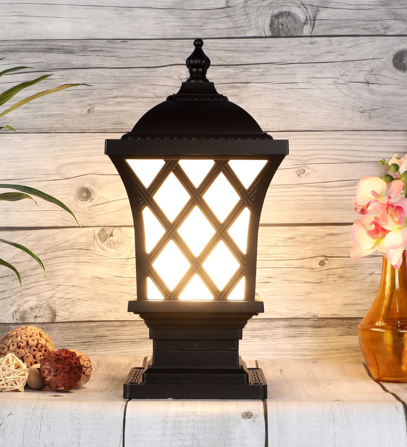 Copper Brown Aluminium 9 Watt Gate Light