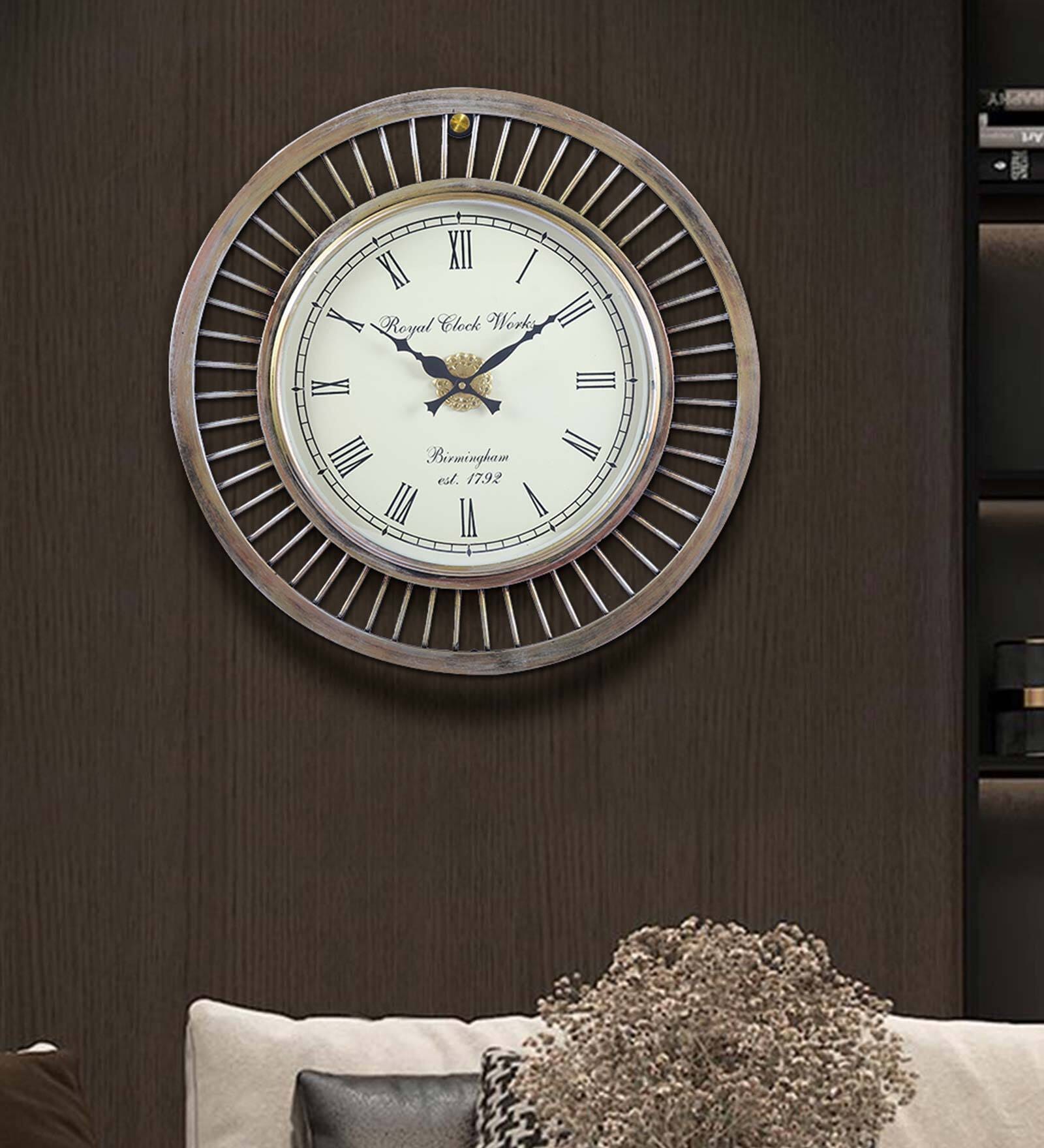 Elite Copper IRON Wall Clock