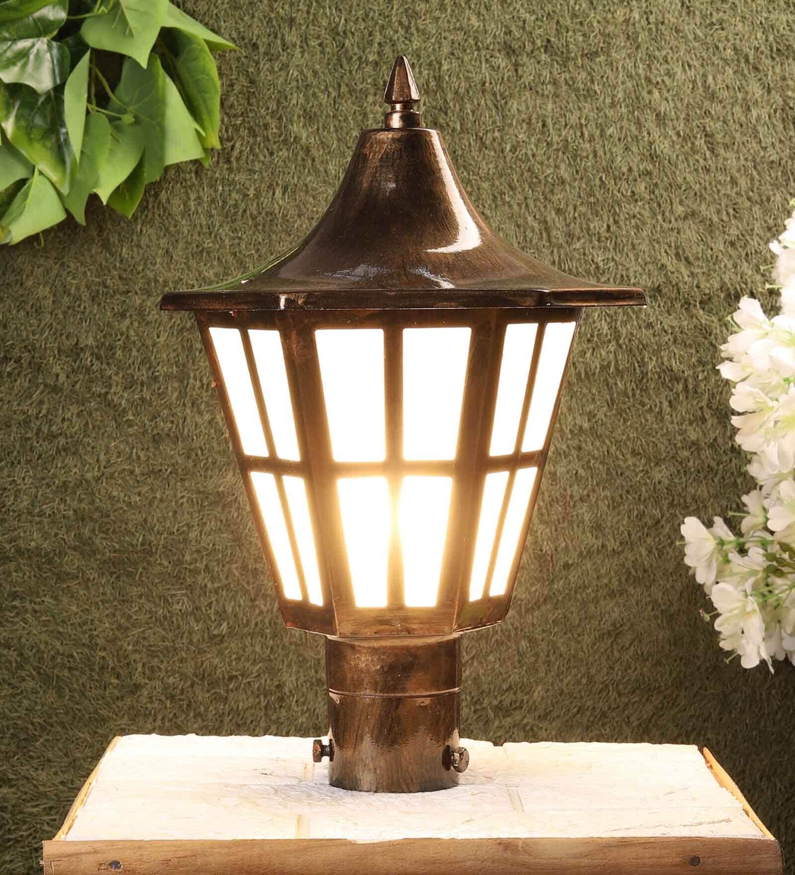 Trevor Copper Metal Gate Light