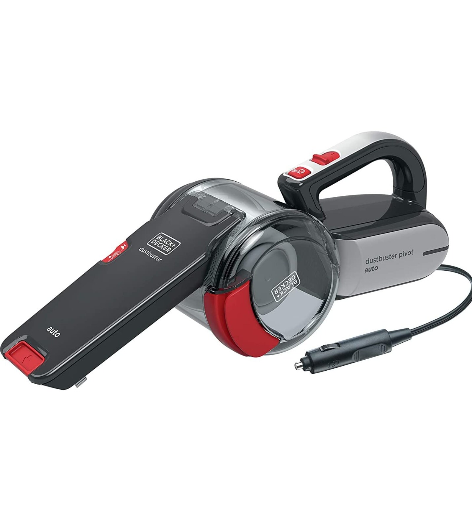 Cordless Dustbuster Flexi Auto Handheld Vacuum Cleaner with Bowl Capacity 440 ml In Red & Grey Colour, PV1200AV-B1