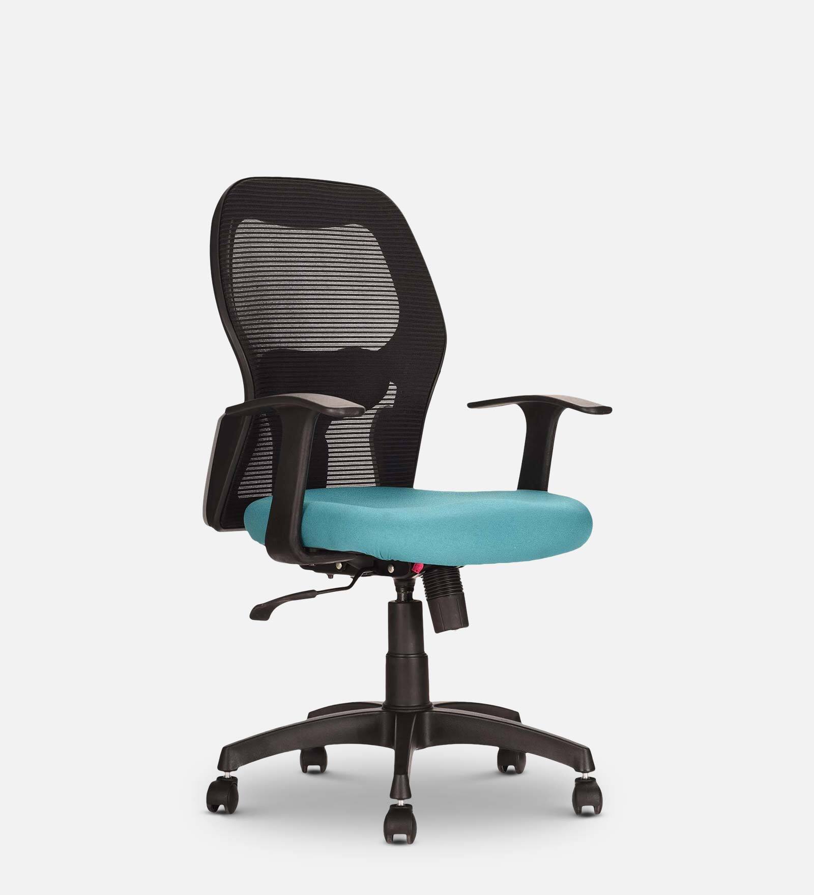 Cosmos Breathable Mesh Office Chairs in Teal Green Colour
