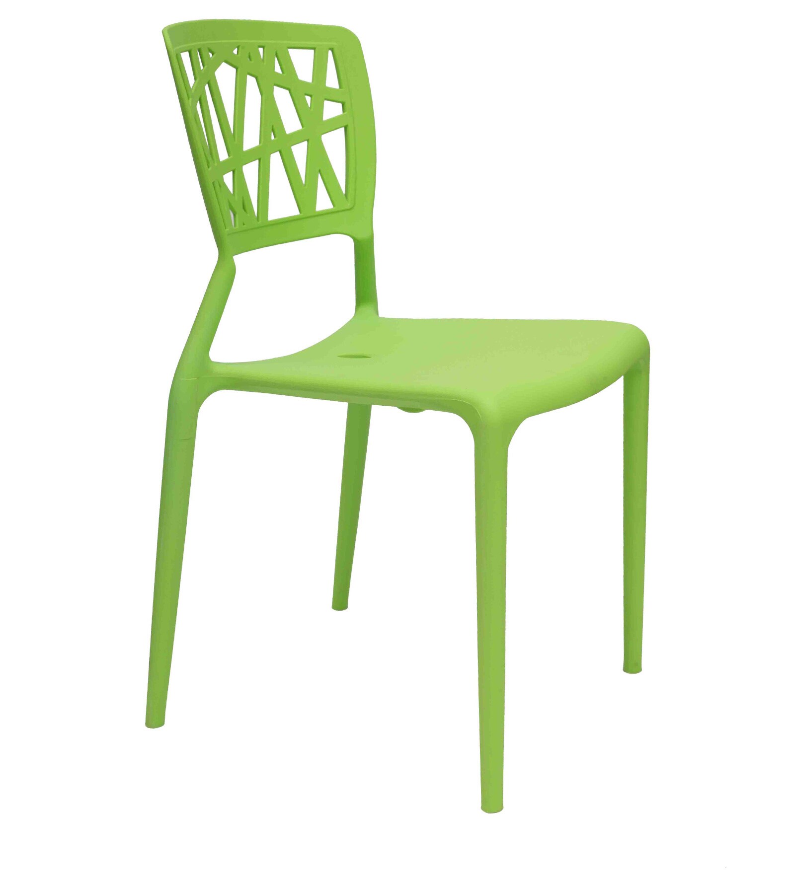 Buy Cosmos Stackable Plastic Chair in Green Colour by Starshine Online