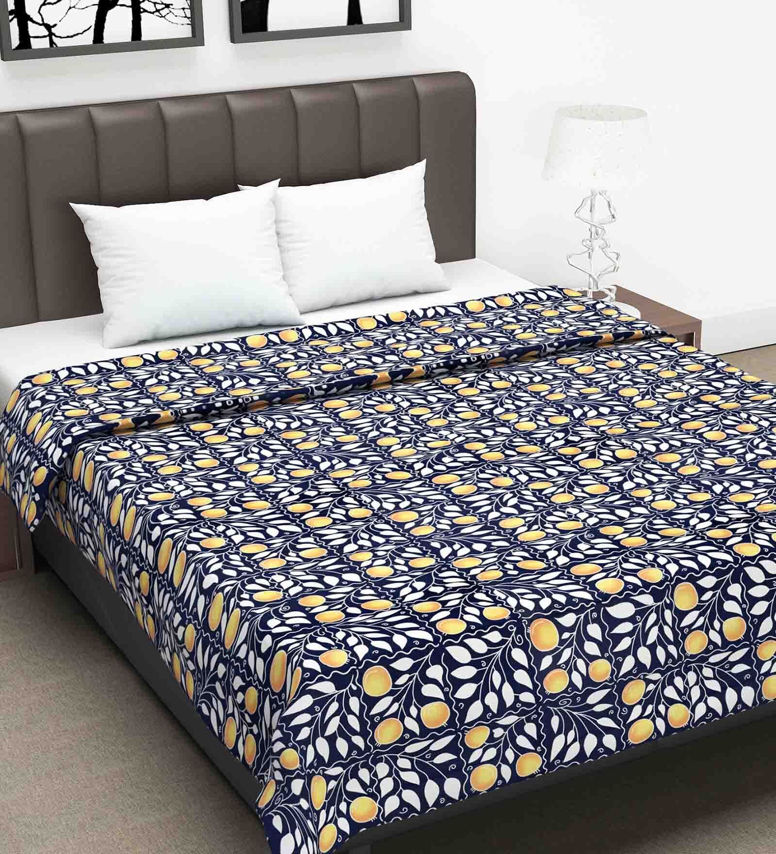 Blue Abstract 120 GSM Double Bed Dohar Blue Abstract 120 GSM Double Bed Dohar