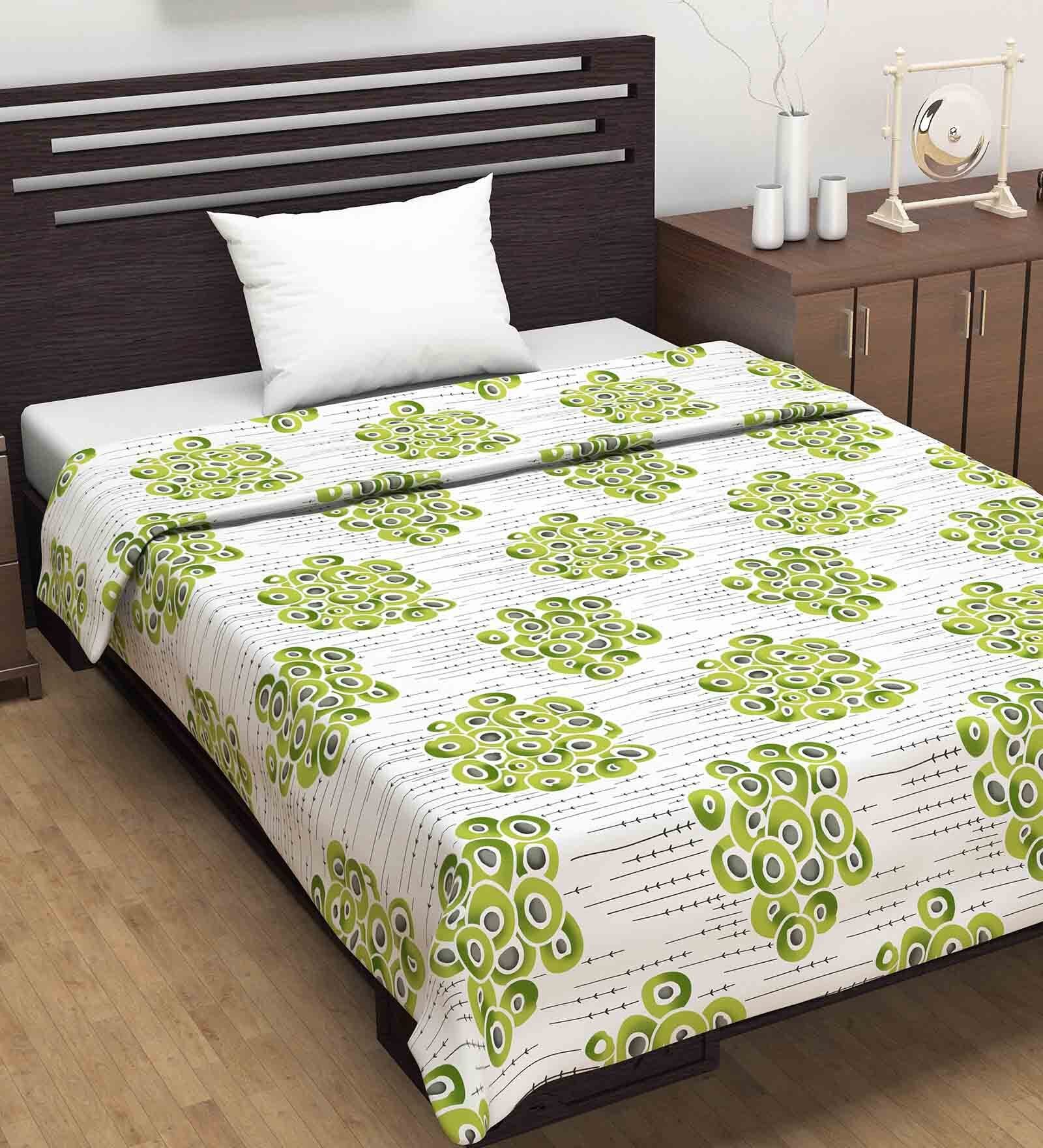 Green Traditional 120 GSM Single Bed Dohar