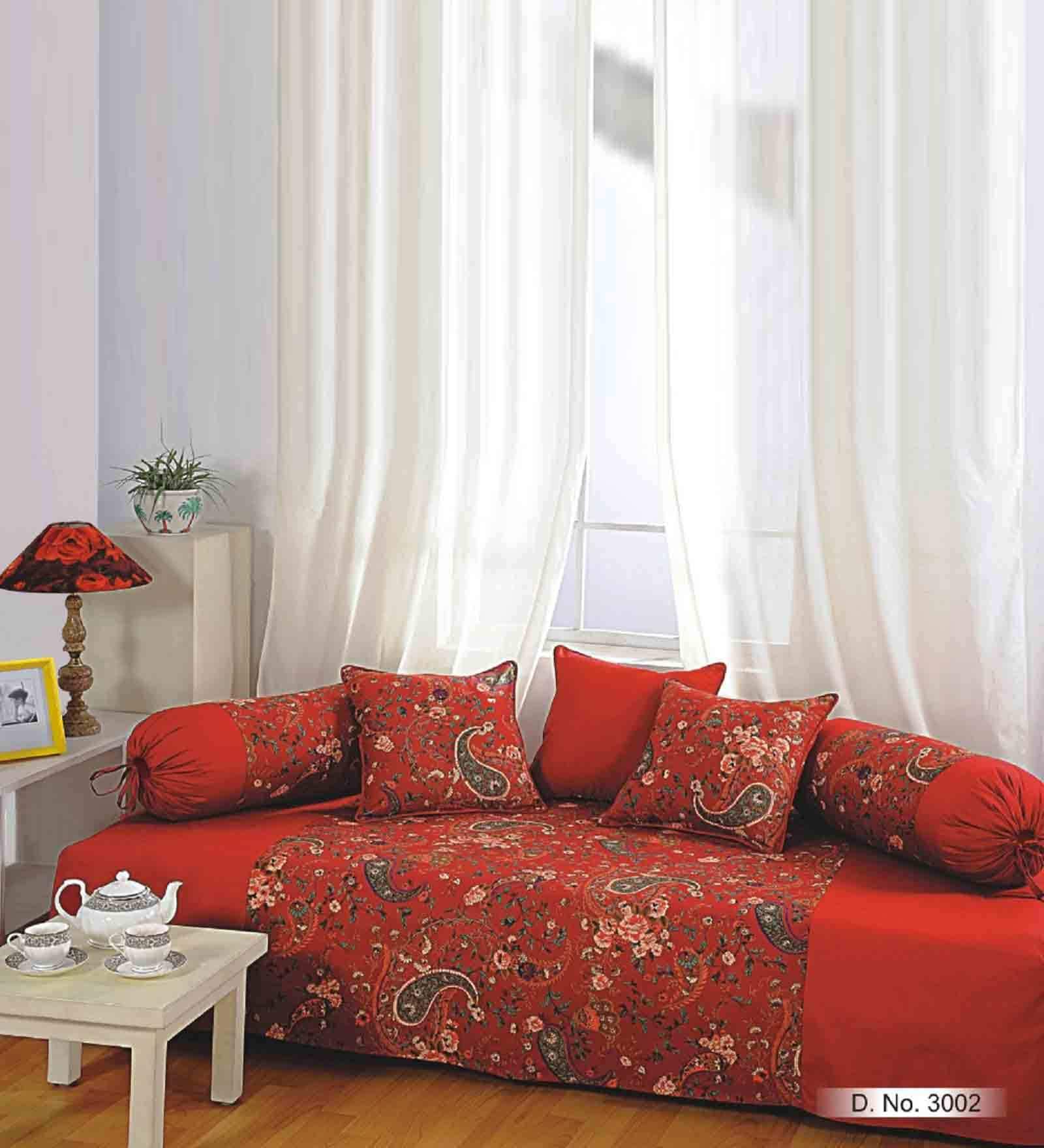 Multicolor Patterned 240 TC Cotton (Set of 6) Diwan Sets