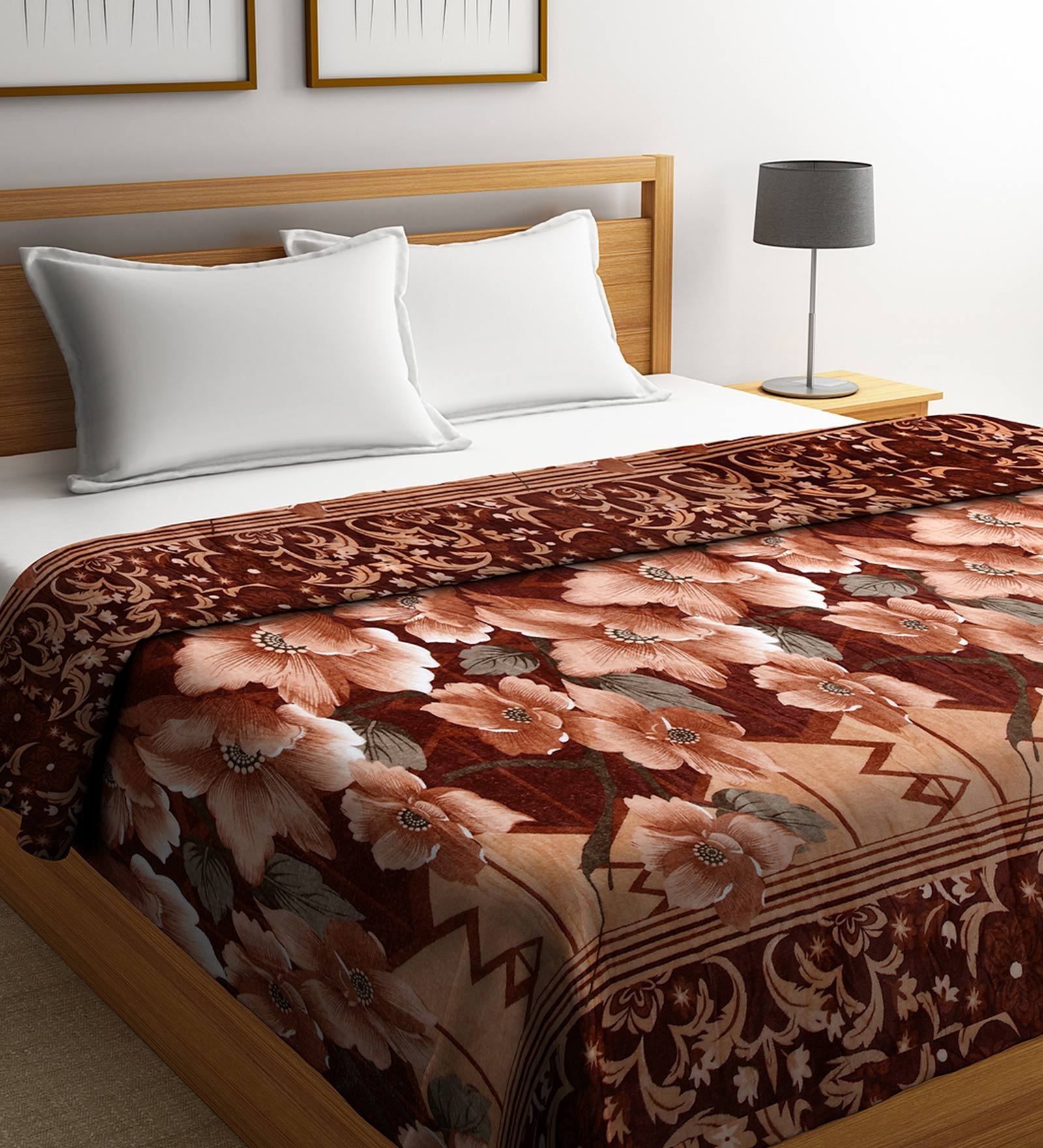 Buy Polyester 300 GSM Ac Room Double Bed Quilt By Klotthe at 56 OFF by