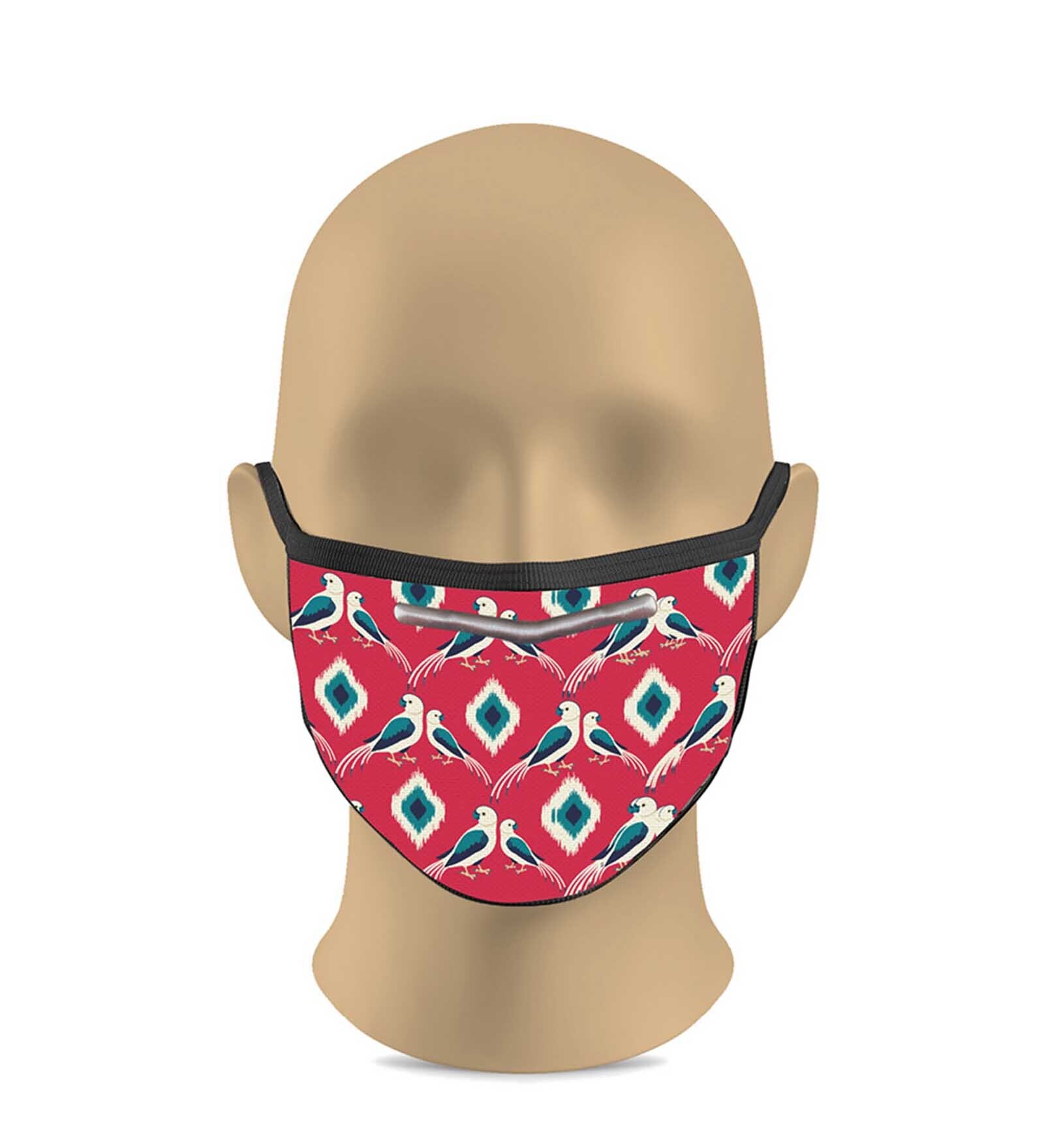 Cotton Cloth Face Mask in Pink Color