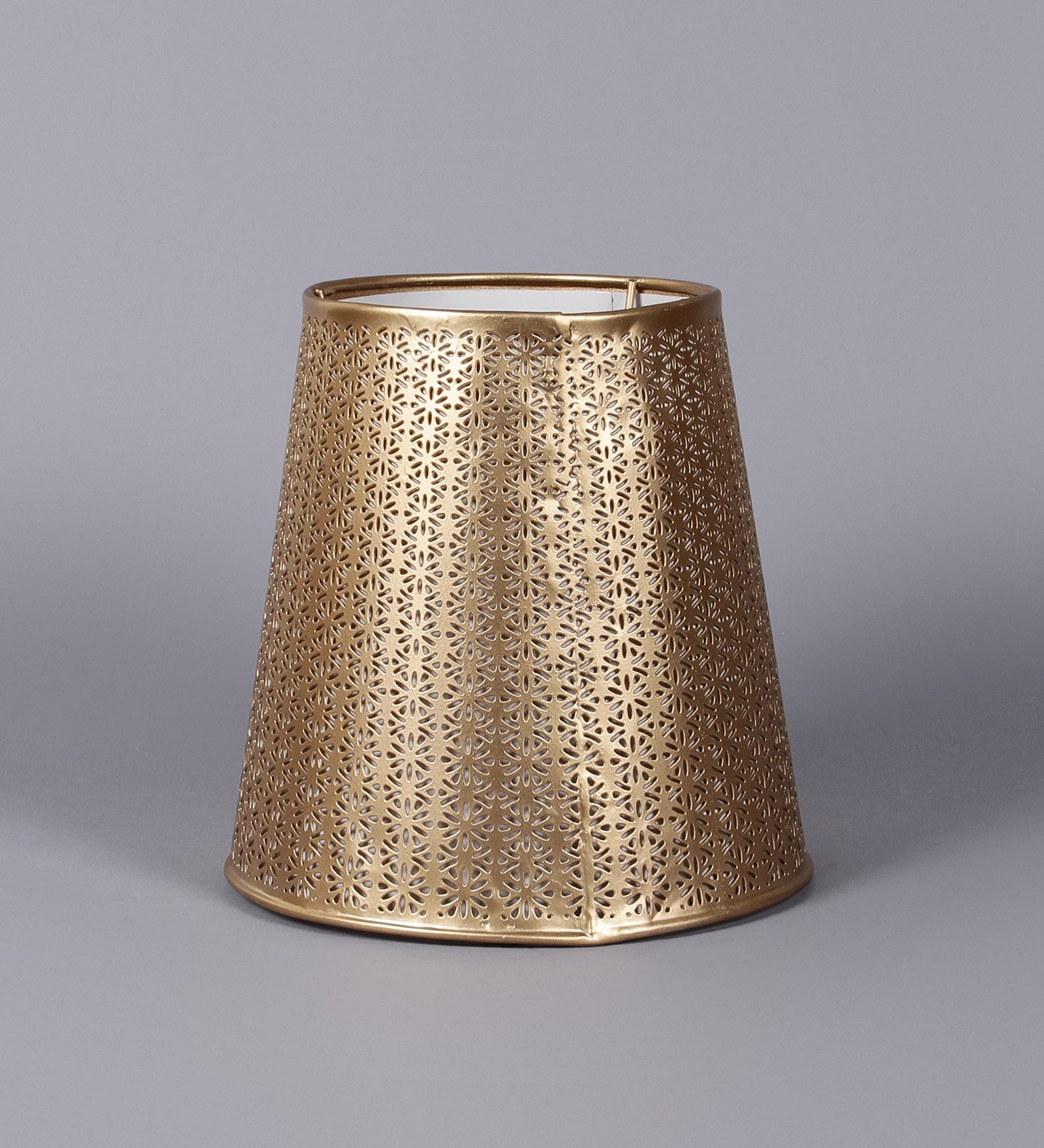 Buy Courtyard Sitara Gold Metal Lamp Shade Online - Lamp Shades - Lamp ...