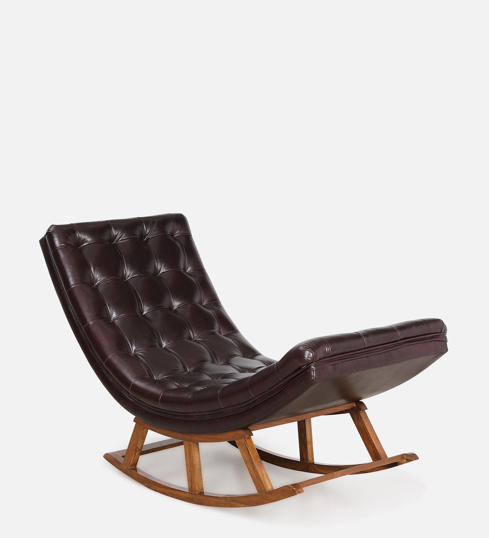 Cozy Rocking Chair In Dark Brown Colour Cozy Rocking Chair In Dark Brown Colour
