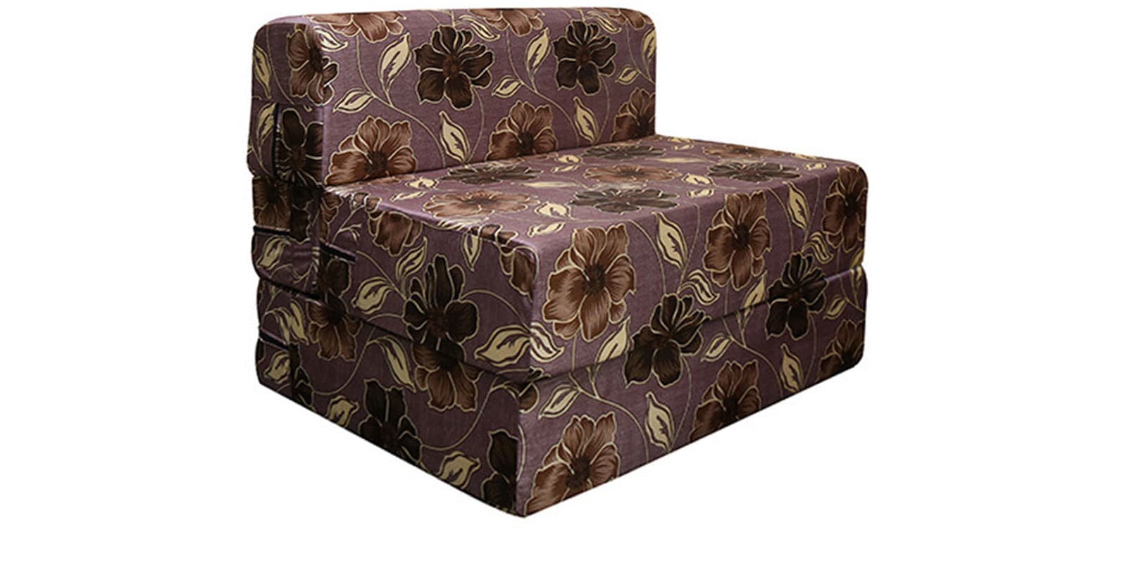 Comfort Trifold Sofa cum Bed in Multicolor