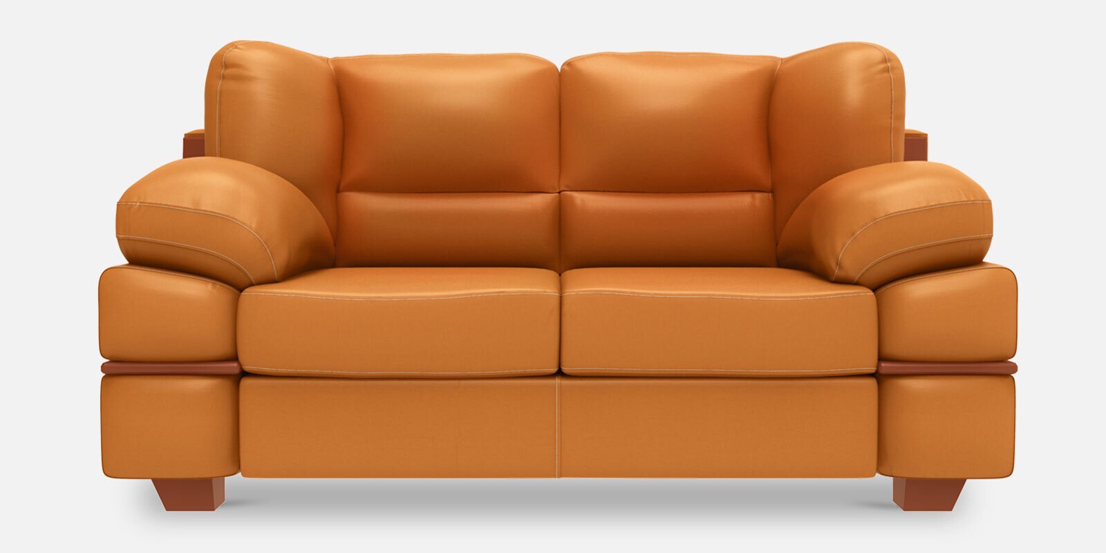 Conforto 2 Seater Sofa In Tan Brown Colour