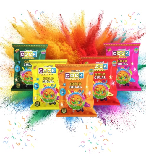 Holi Gulal Assorted (Pack of 1)