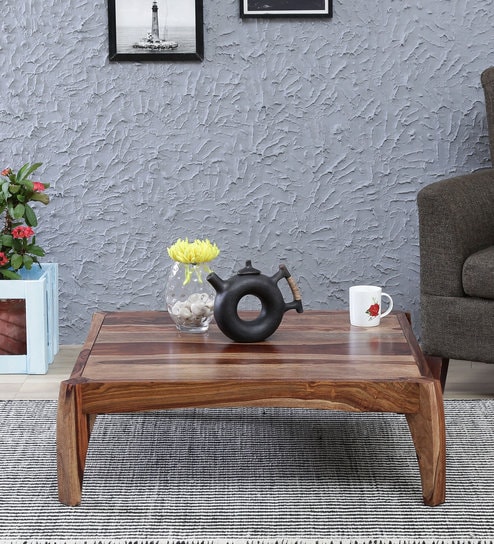 Dvina Sheesham Wood Coffee Table in Warm Walnut Finish