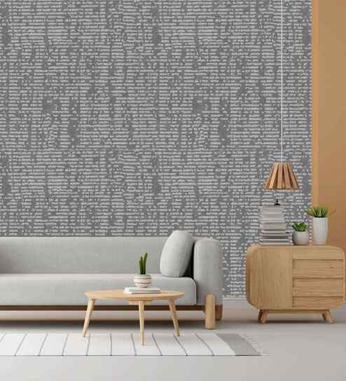 Cold Grey Design Subtle Elegance Modern Style Wallpaper