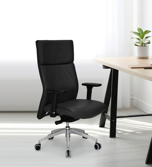 CommandCOMMAND HB LEATHERITE CHAIR BLACK