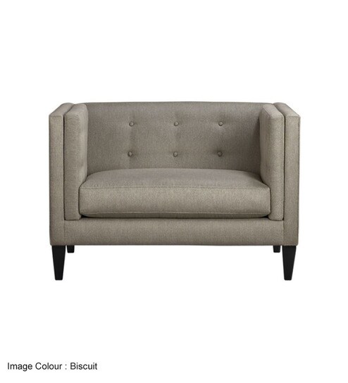 Buy Compact One Seater Sofa With A Straight Back Online 1 Seater