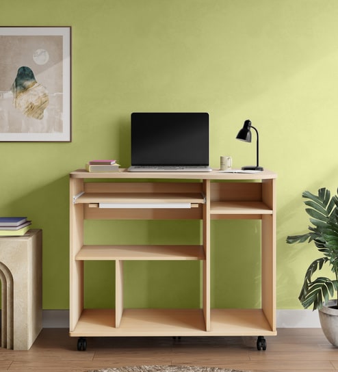 Companion Computer Table In Remini Walnut Colour