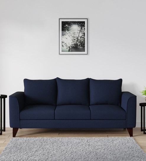 Buy Conseja Fabric 3 Seater Sofa In Sandy Brown Colour At 3 OFF By   Conseja Fabric 3 Seater Sofa In Navy Blue Colour Conseja Fabric 3 Seater Sofa In Navy Blue Colour L3pyyl 