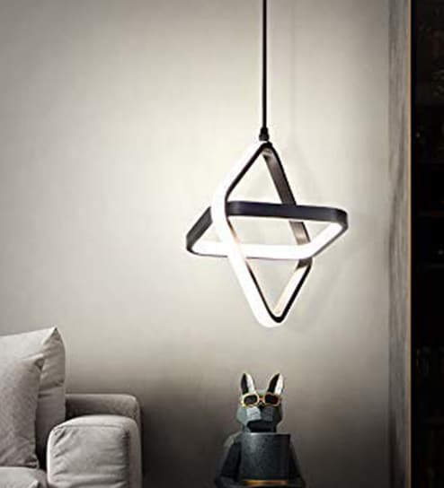 Contemporary LED Pendant Hanging Light Adjustable Height