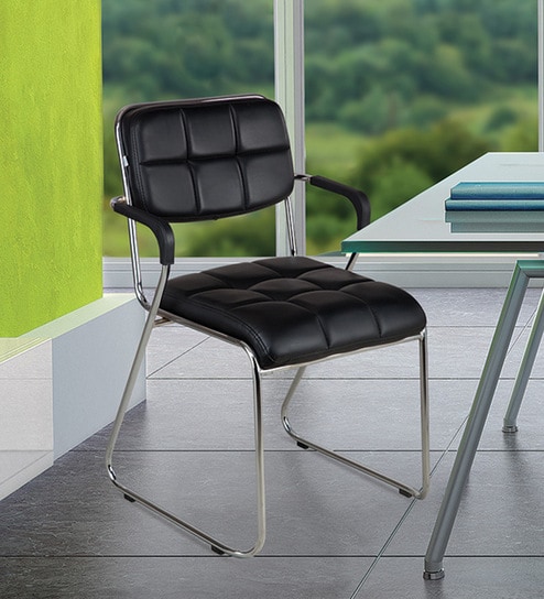 Contract Guest Chair in Black Colour