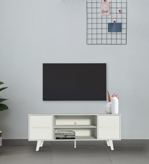 Copenhagen TV Console In White Finish