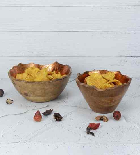 Copper foiling Orichalcharm Bowl - Set of 2