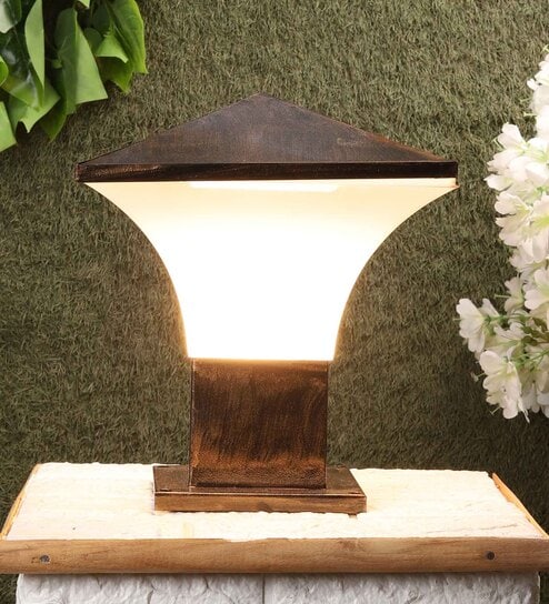 Copper Metal Gate Light