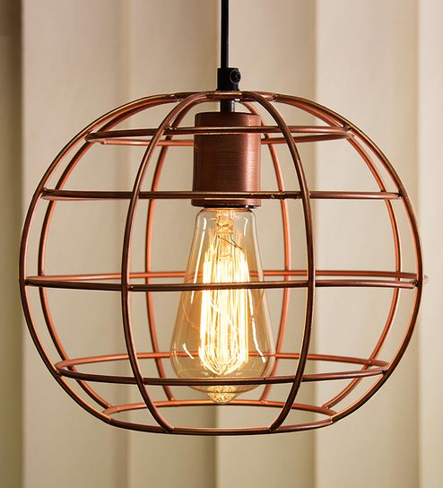 Jayson Copper Metal Hanging Light