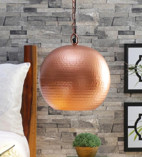 Coppermoon Black Metal Single Hanging Lights