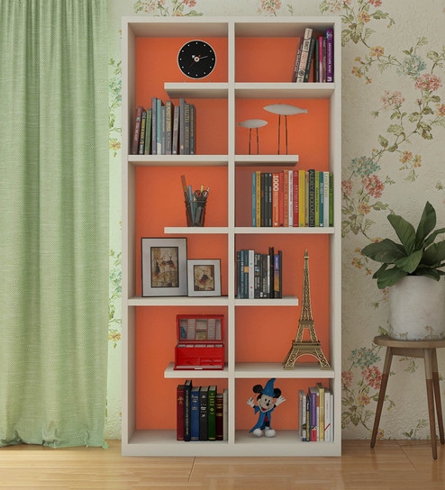Cordoba Kids Bookshelf in Light Orange Colour