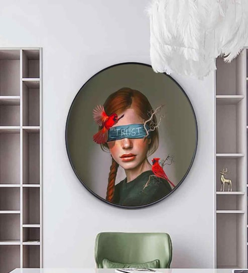 Cosmos and Chaos Matte Finish Abstract Canvas Wall Art