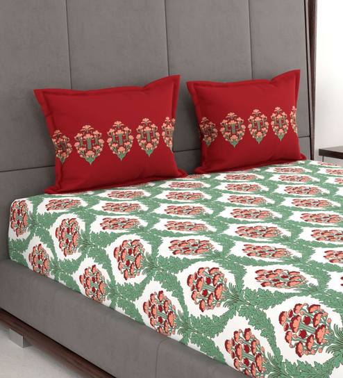 double bedsheet with 2 pillow covers